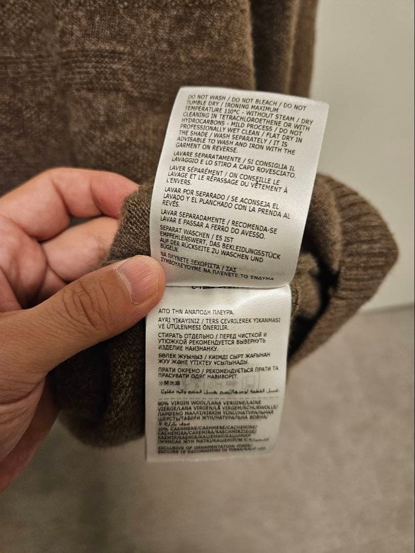 Rick Owens MONCLER 24AW カシミヤ混 コラボ ニット M