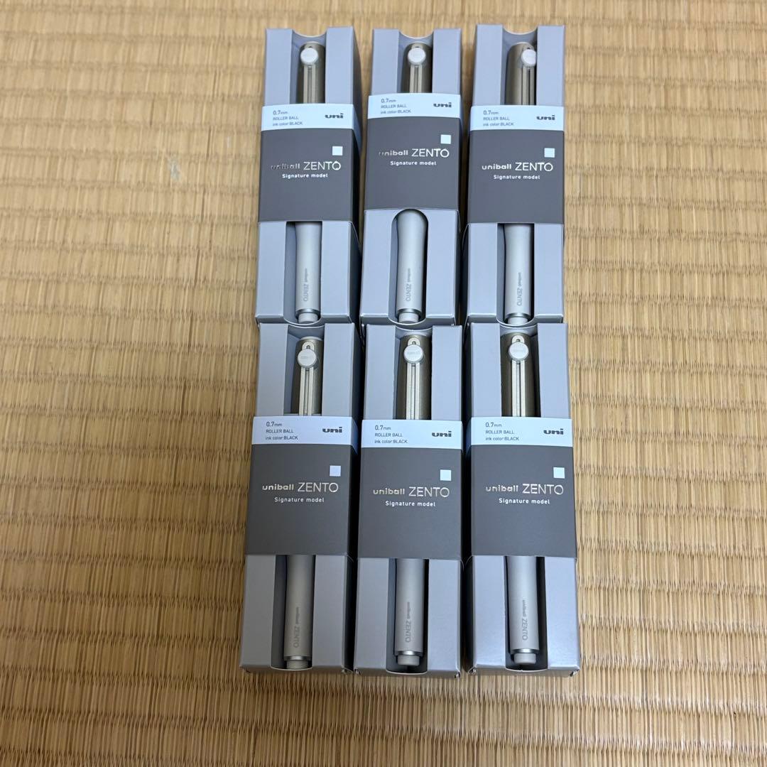 6本セット uni ユニボール ZENTOゼント シグニチャーモデル 0.7mm