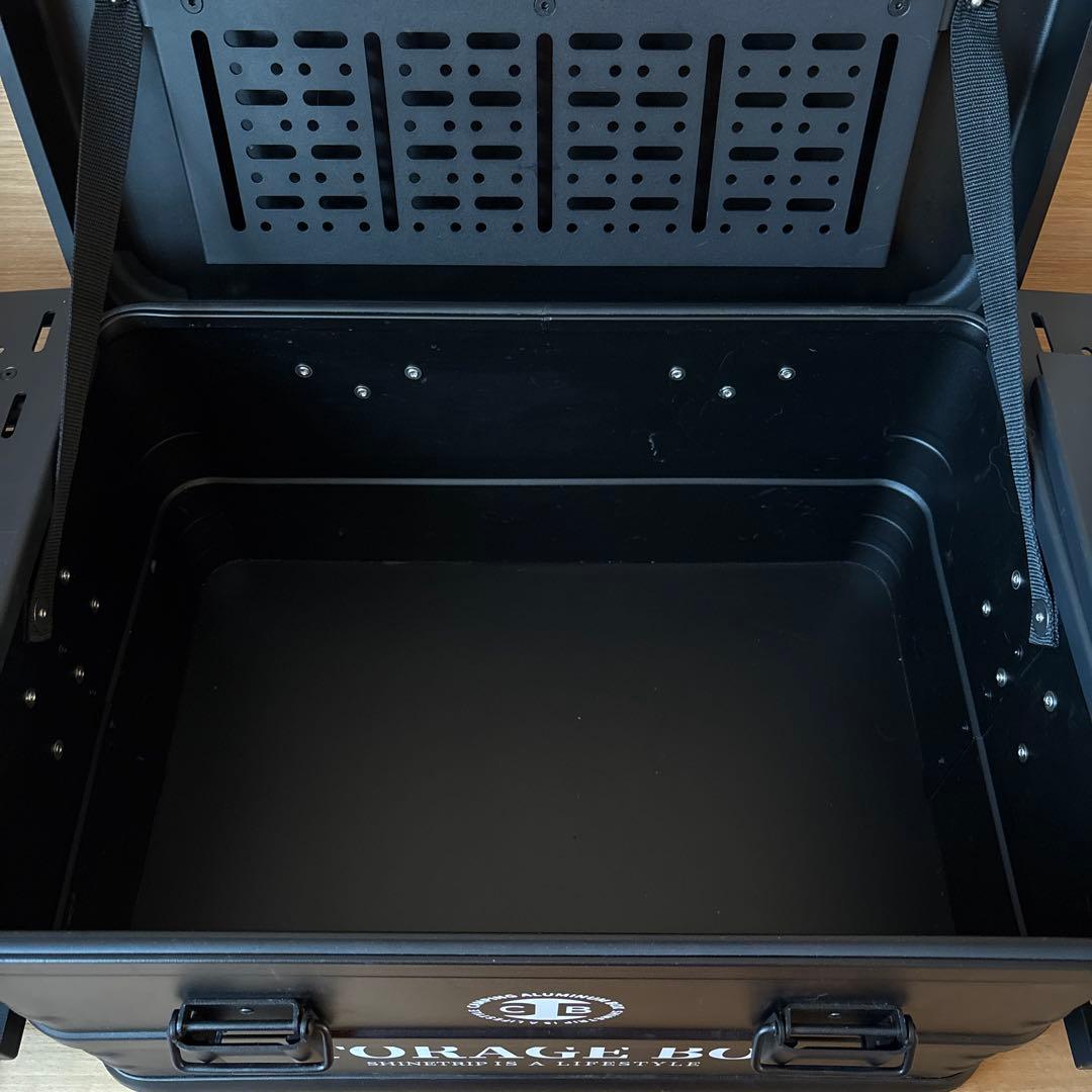 【美品、希少】ShineTrip アルミコンテナ ブラック　フルセット　おまけ付