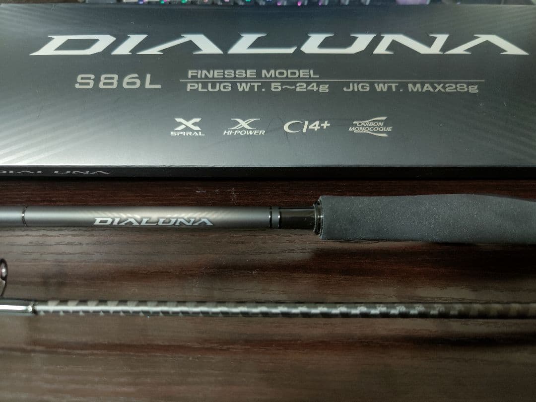 シマノ　23ディアルーナ S86L　美品