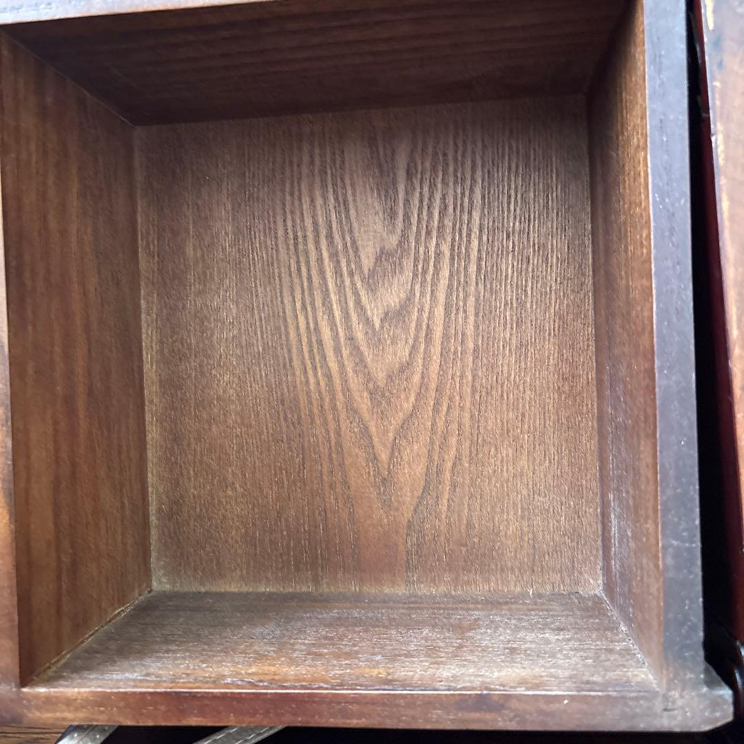 木製タンス 彫刻デザイン 7引き出し