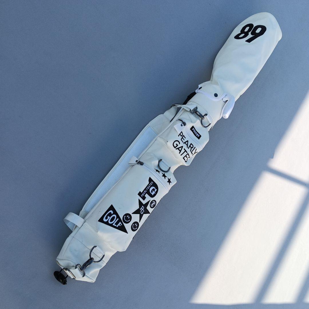 PEARLY GATES PG1989 ゴルフバッグ ホワイト
