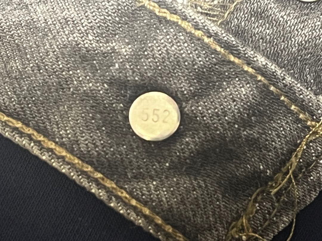 ソ*ン様 90s USA製 リーバイス 501 先染め　ブラック　W32 L34