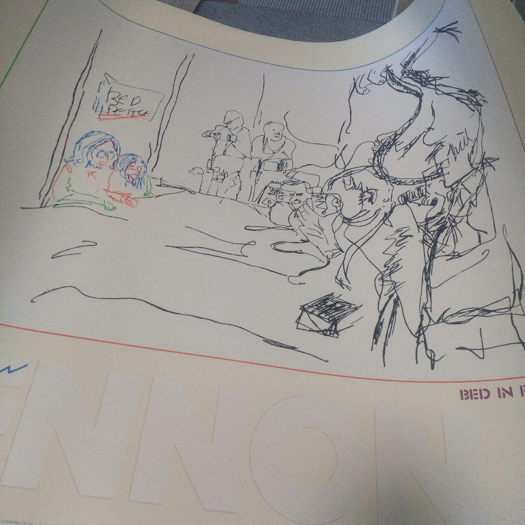 ジョンレノン リトグラフポスター ビートルズ