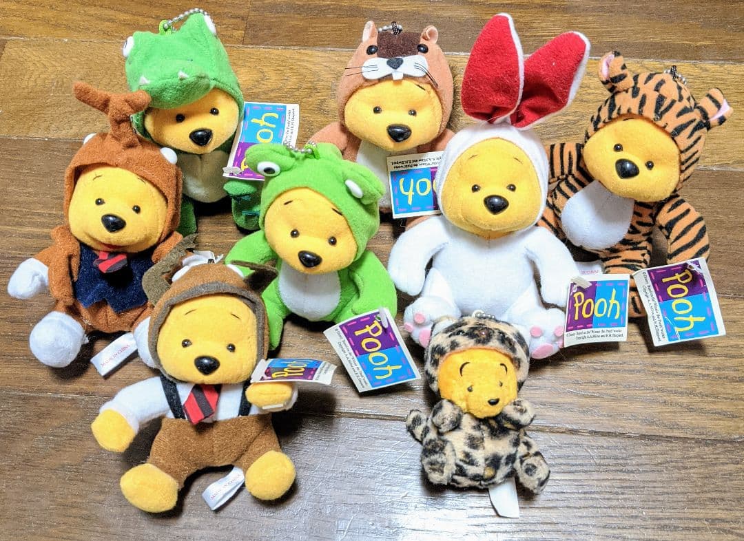 くまのプーさん　ぬいぐるみ　まとめ売り