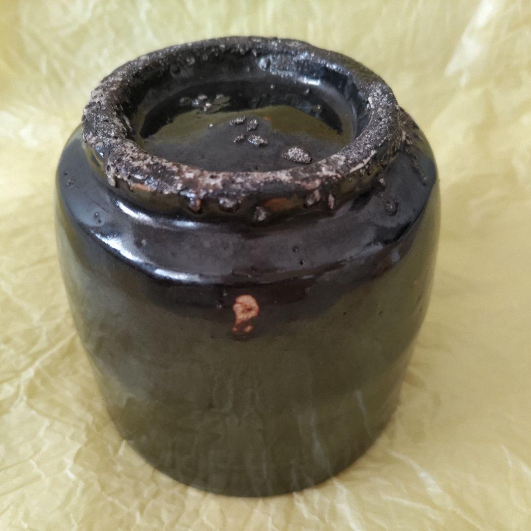 小林東五　黒釉筒碗「入玄」　共箱　中古品　茶道具　茶碗　筒茶碗