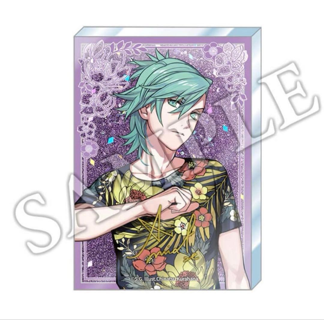 うたプリ　藍　ブロッコリーくじ　B賞　オイルインラメアクリルブロック