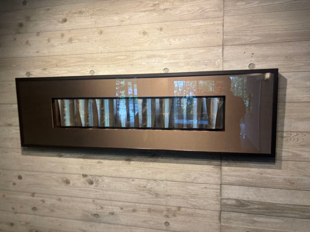 【工芸品】【美品】箔デザイナー　モダンアートパネル