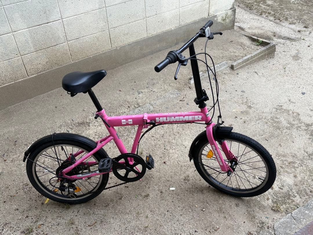 taneruさん専用 ハマー折り畳み自転車 ピンク (20㌅)
