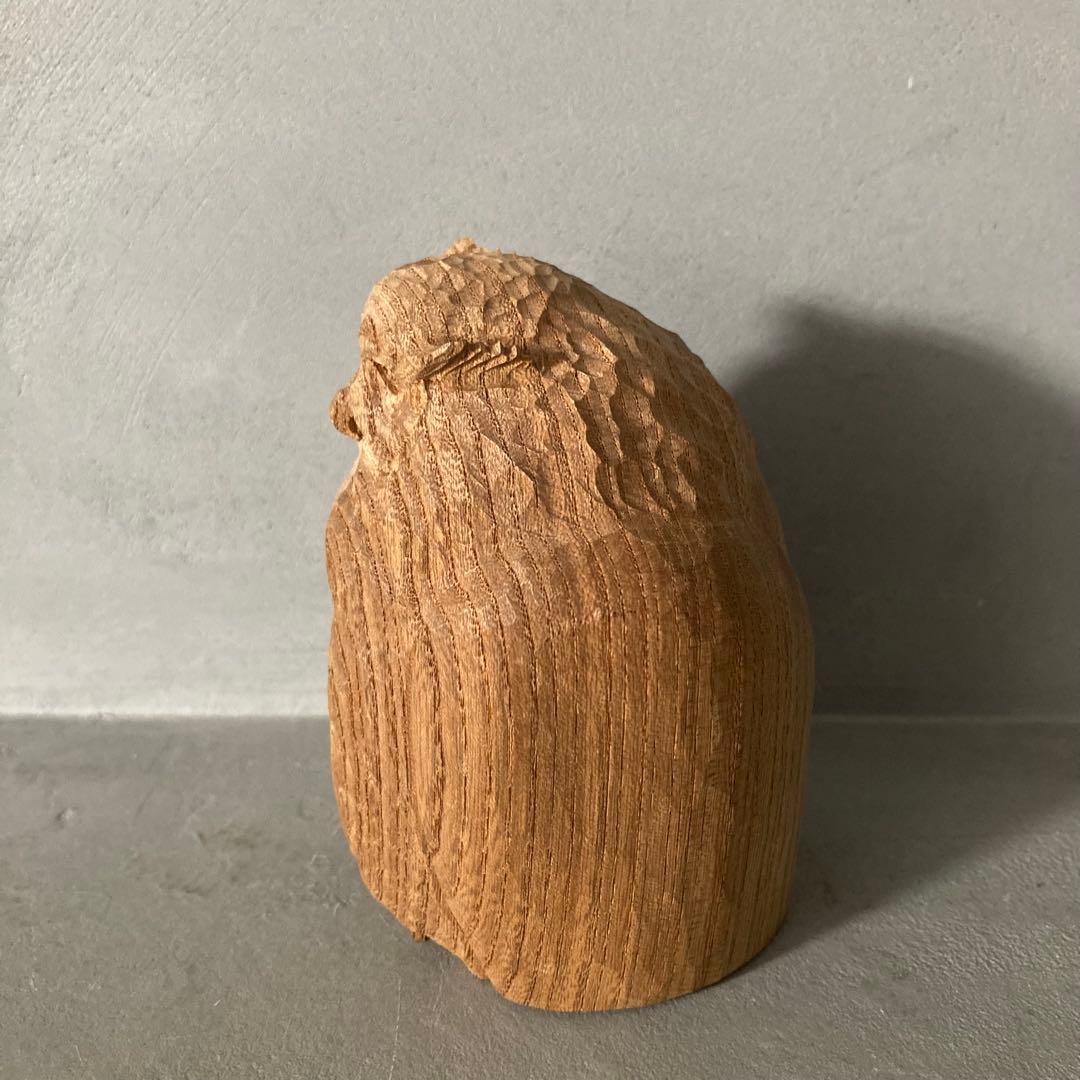 金岡茂幸 フクロウ ミミズク 彫刻 木彫り