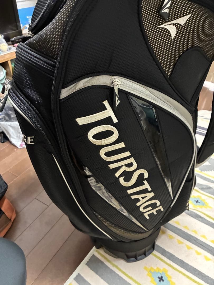 Tourstage ゴルフキャディバッグ ブラック