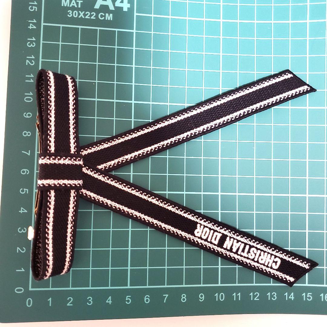 【本日限定セール❕極美品☆鑑定済】ディオール ツイストリボンバレッタ h28