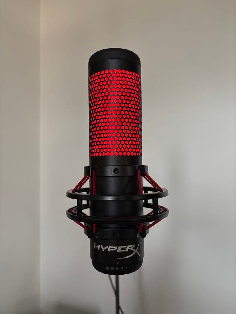 HYPERX コンデンサーマイク 赤