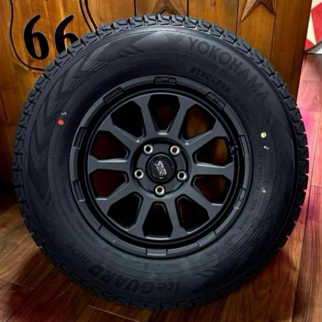 デリカ用❄️235/70R16❄️スタッドレス❄️マットブラック❄️新品セット