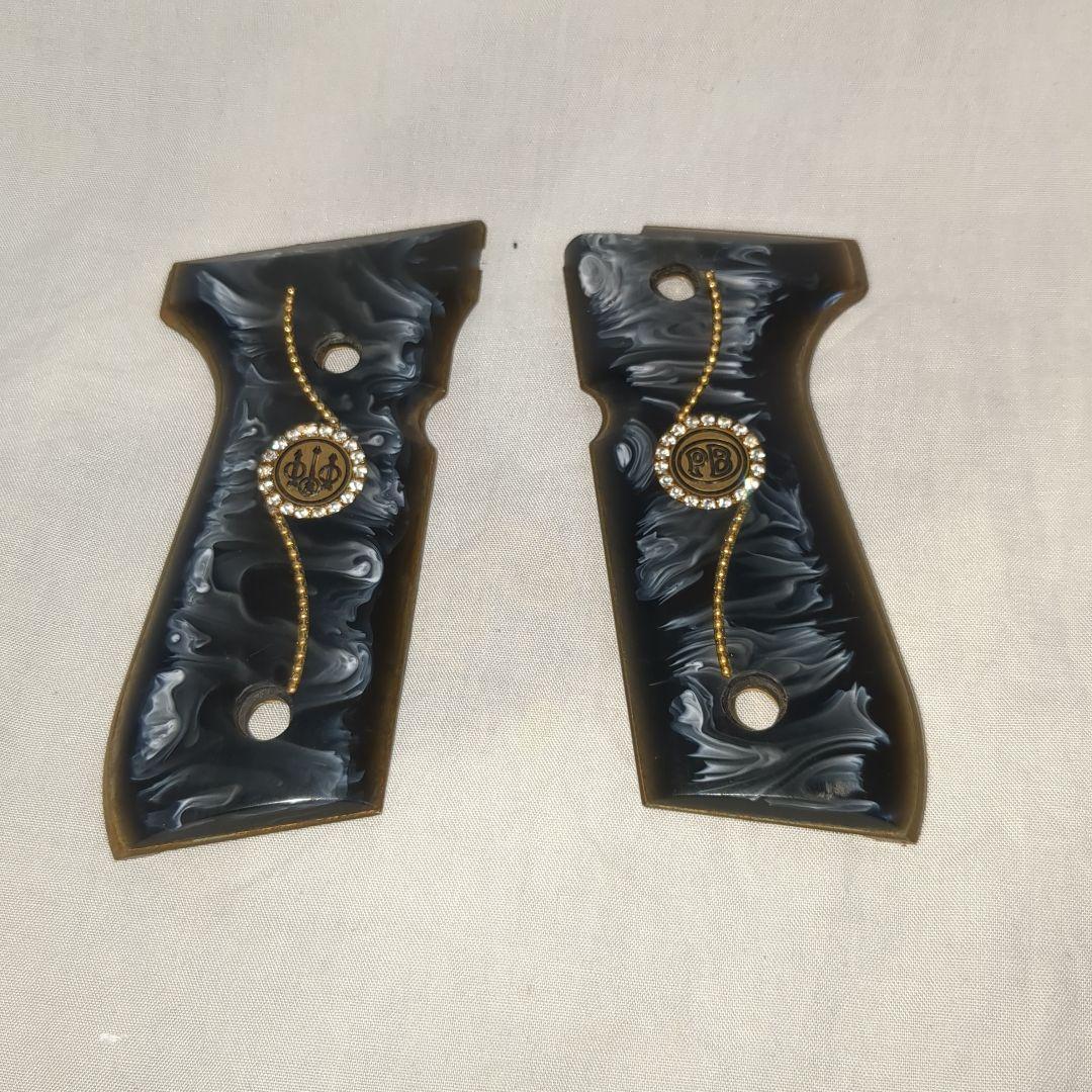 重量計161g EGYPT エジプト製　真鍮グリップ　ベレッタm9　m92f対応