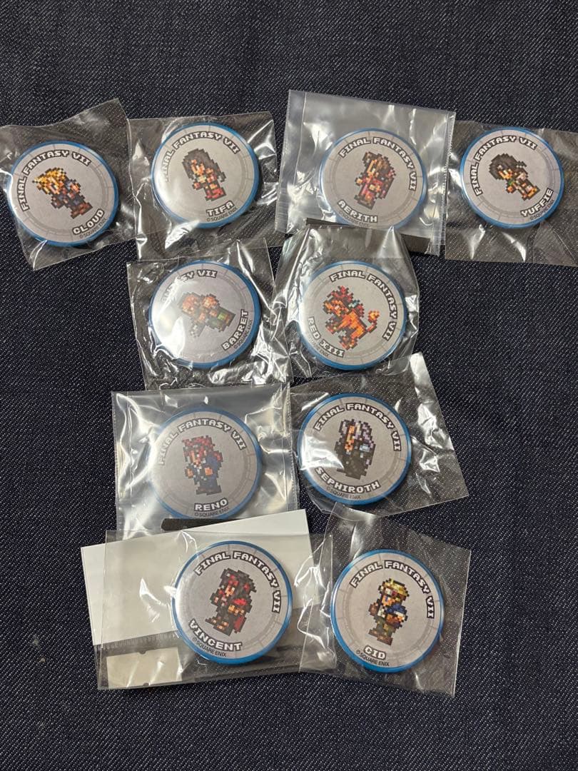 【バラ相談】FFRK FFレコードキーパー 缶バッジ FF7 クラウド