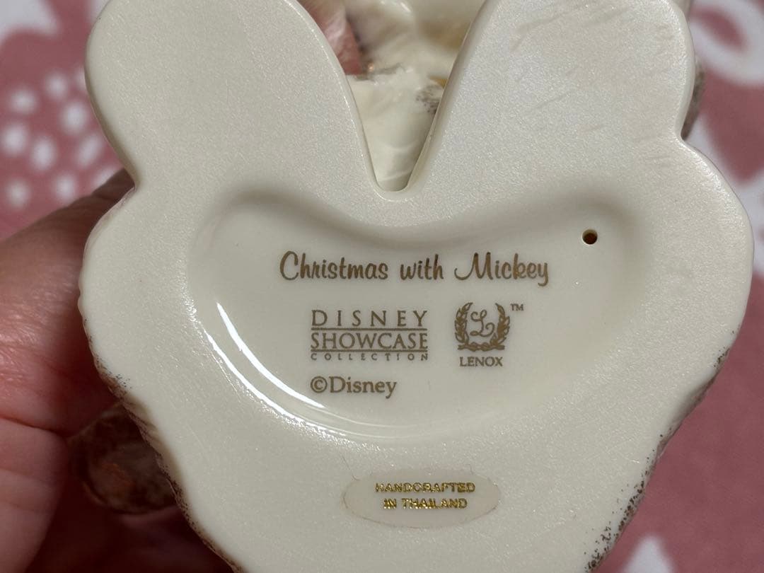 クリスマス　ミッキー&ミニー　レノックスLENOX