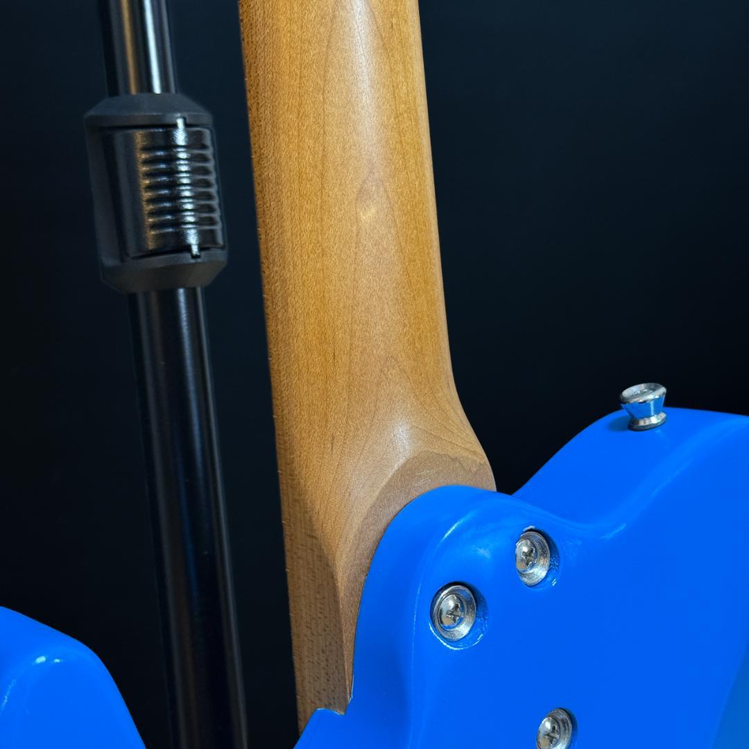 Bacchus TAC24 テレキャスター ブルー オーバーラッカー アーム付き