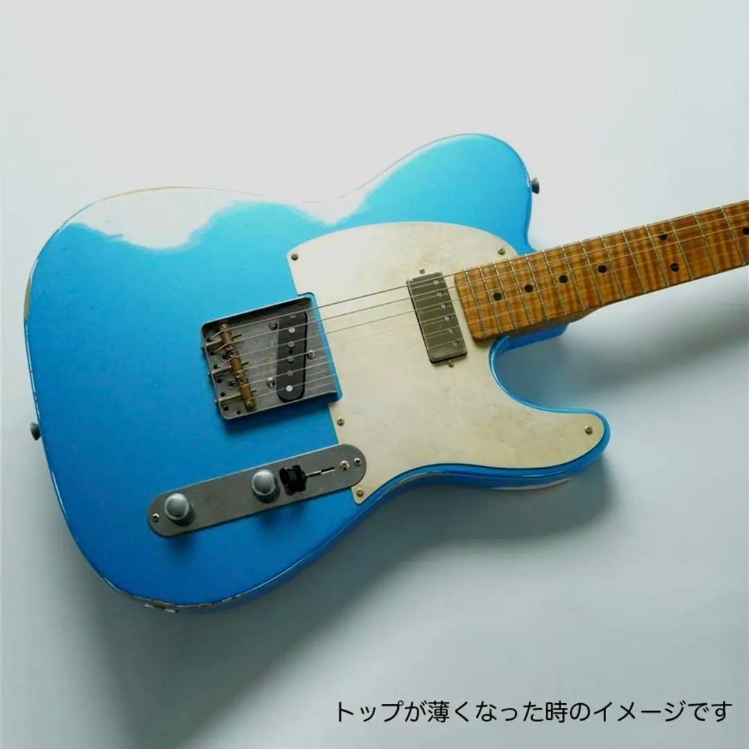 Bacchus TAC24 テレキャスター ブルー オーバーラッカー アーム付き