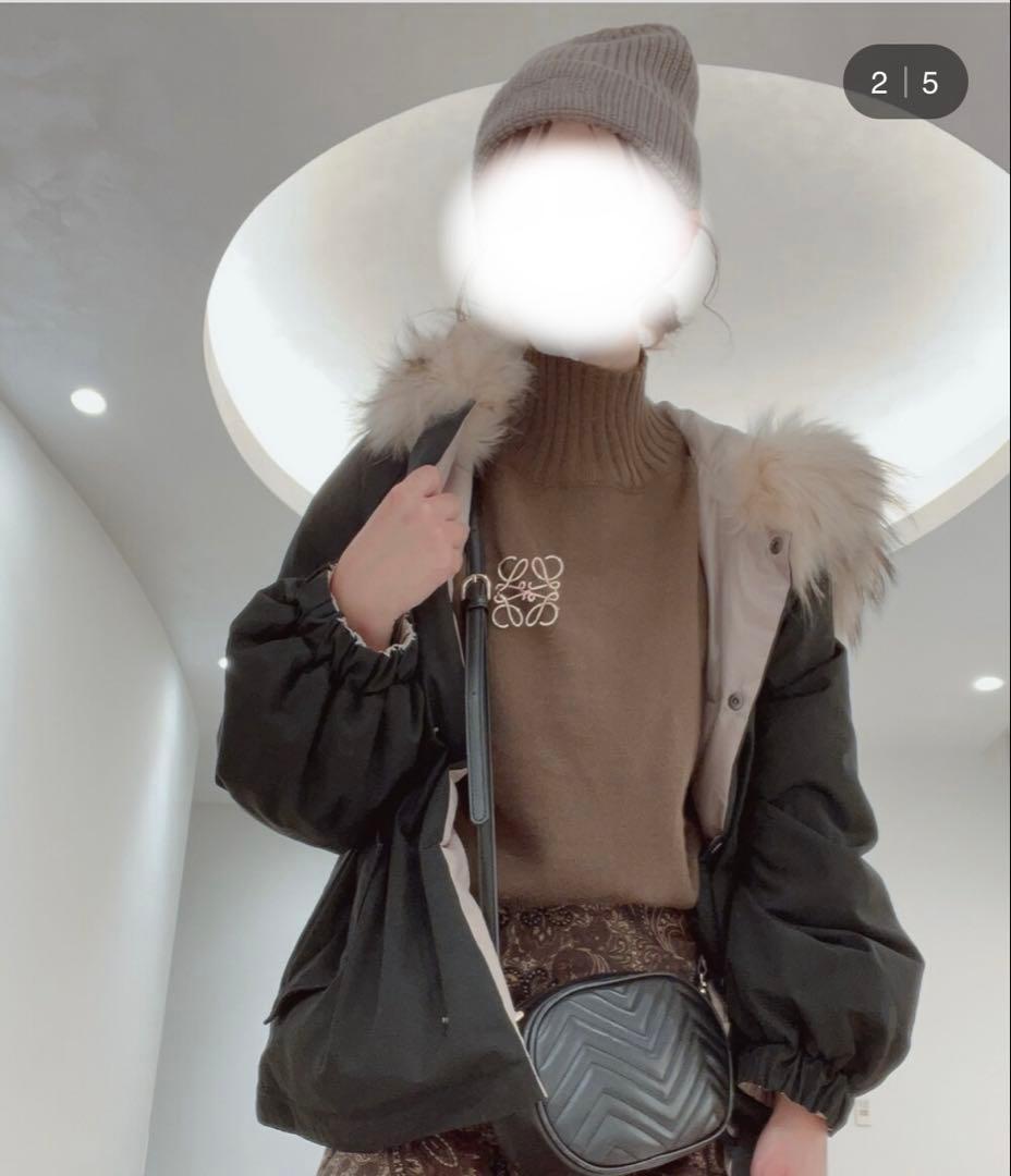 LOEWE ロエベ アナグラム ブローチ シルバー