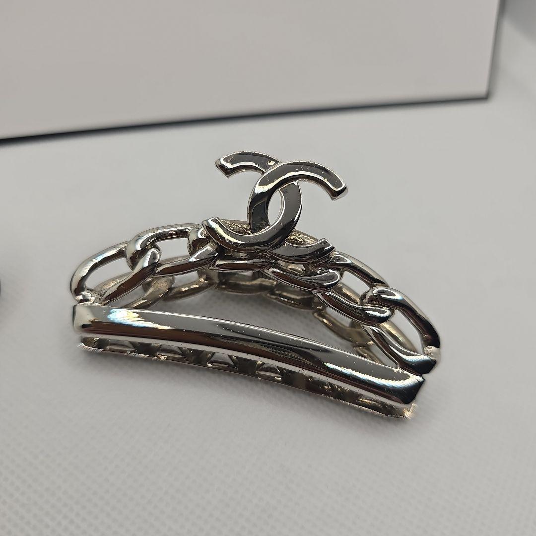 ■CHANEL■シャネル■シルバー■ ヘアクリップ■美品■おまけ付