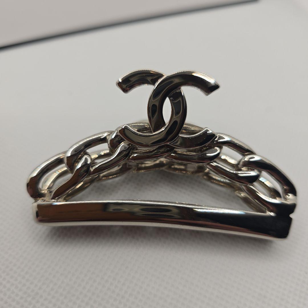 ■CHANEL■シャネル■シルバー■ ヘアクリップ■美品■おまけ付