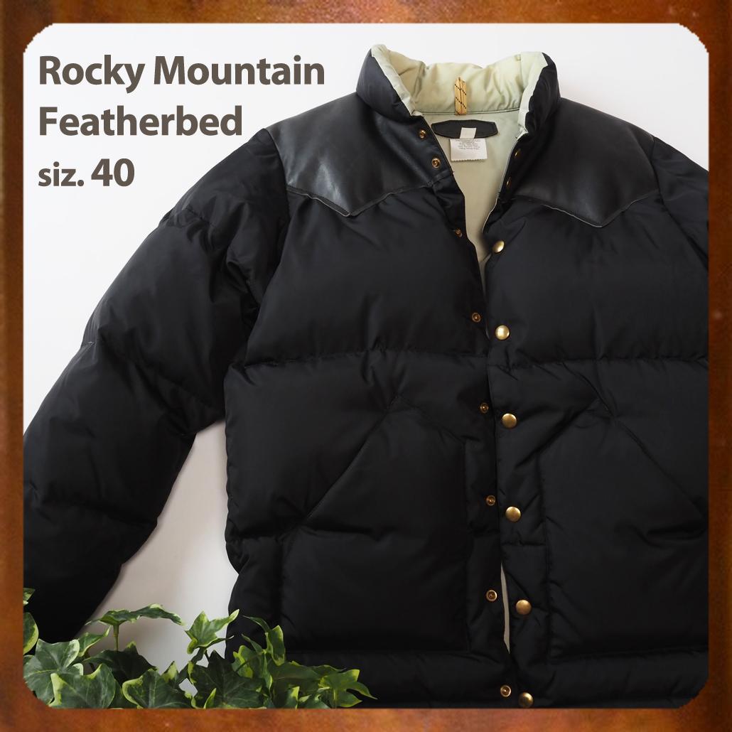 Rocky Mountain Featherbed ダウンジャケット ブラックL