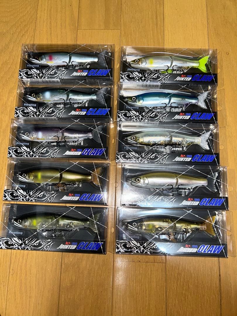 ガンクラフト ジョインテッドクロー128F 10本セット