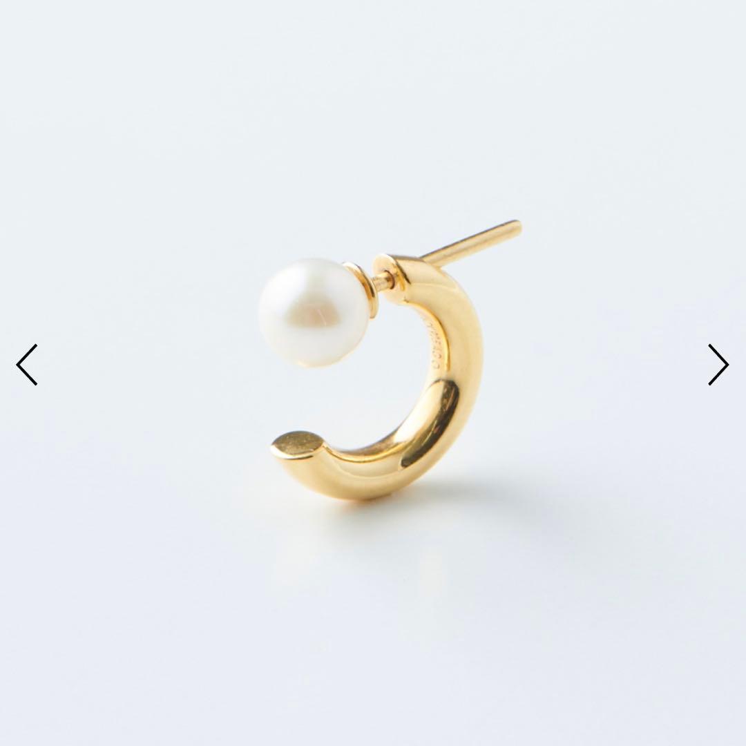 マリアブラックMARIA BLACK 【美品】ゴールドパールピアス