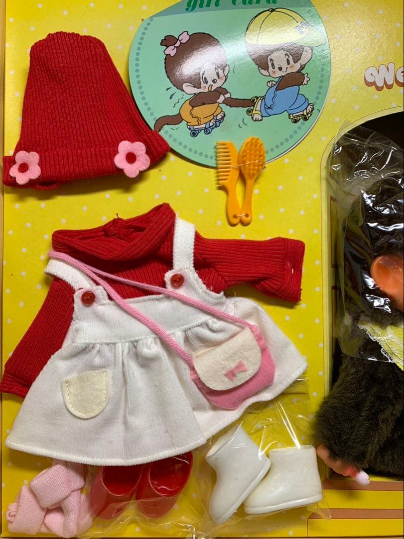 ビンテージ 未使用品 ギフトセット モンチッチ monchhichi 2974