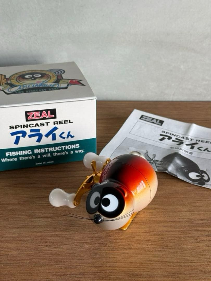 【新品・未使用】送料無料 ZEAL ズイール アライくん リール