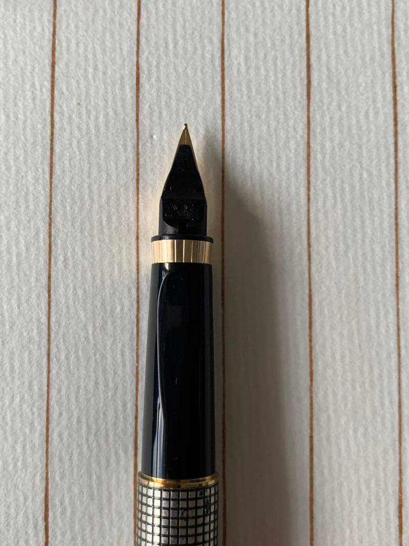 希少パーカーThe Book Premier シルバー 万年筆＆ボールペンセット