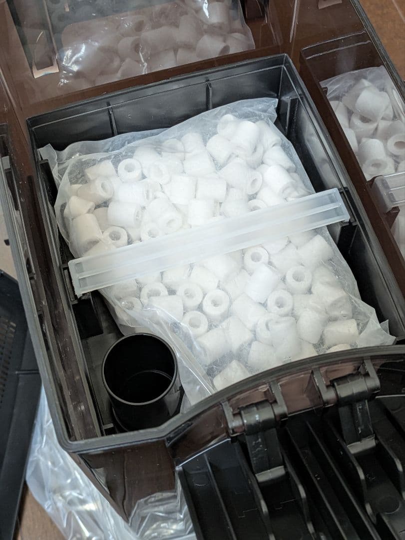 ​【未使用品】コトブキ パワーボックス V1500 外部フィルター ろ材未開封②