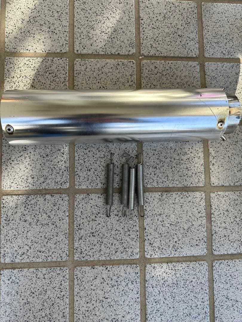 CBX400F メーカー不明ステン？メッキ？マフラー