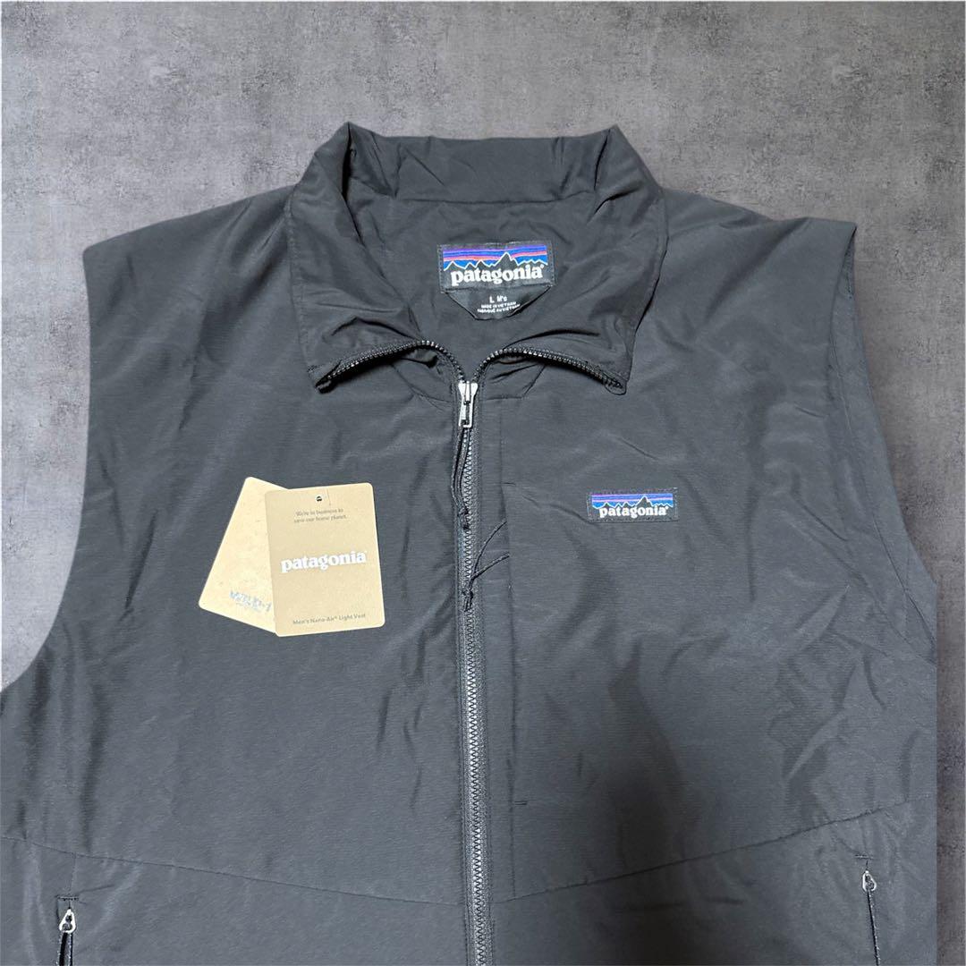 パタゴニア patagonia ナノ・エア・ライト・ベスト メンズ ブラック Ｌ