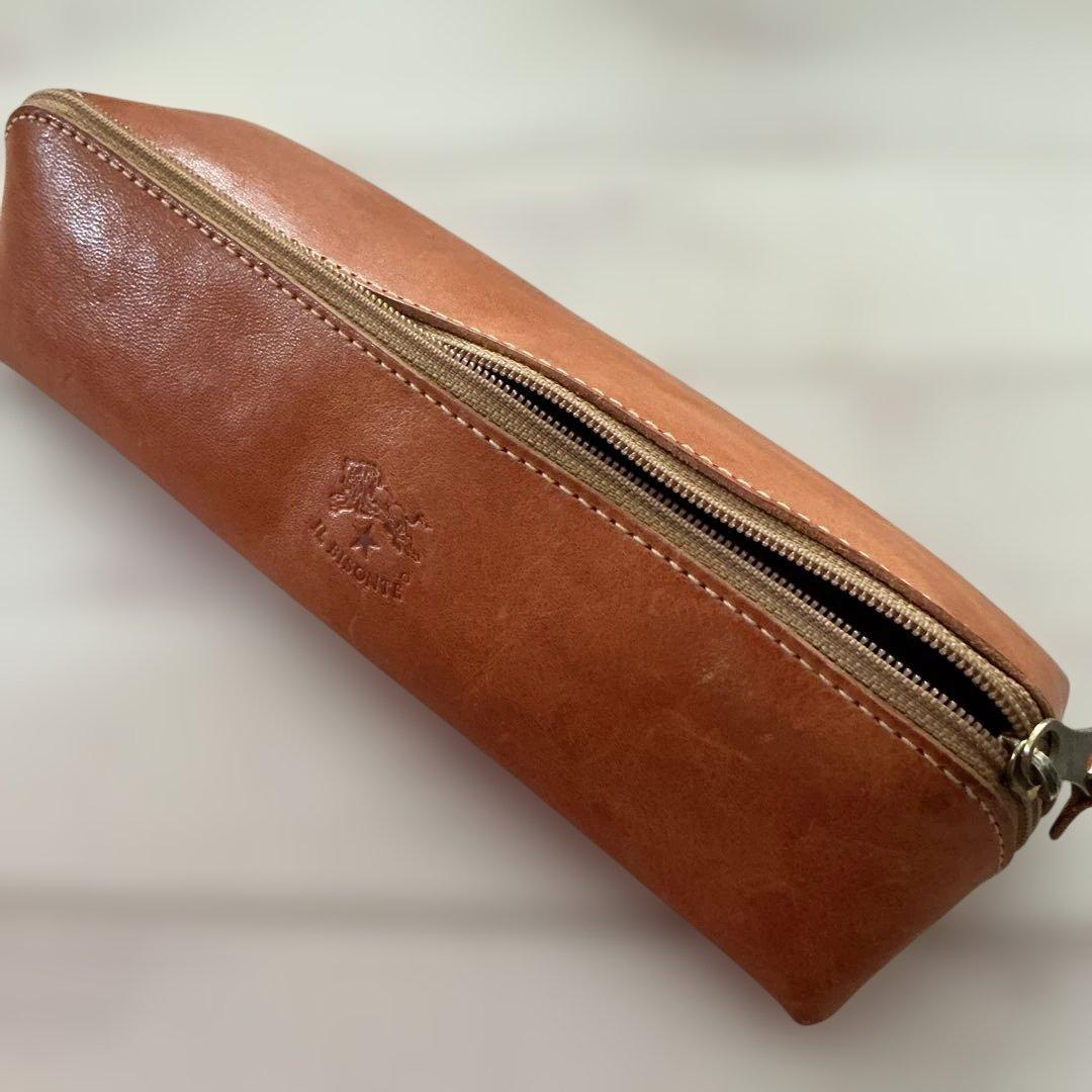 イルビゾンテ　ペンケース　ヌメ