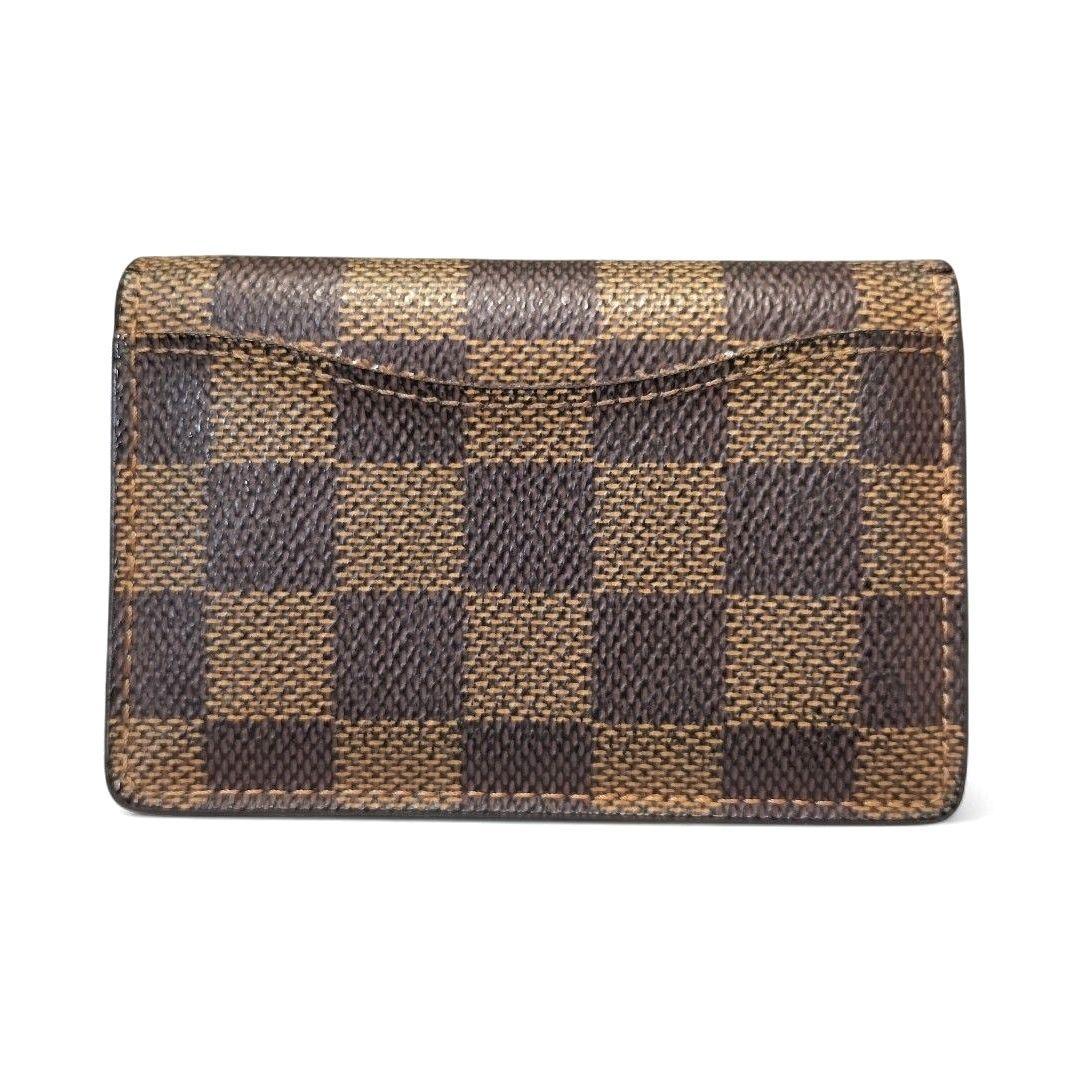 ダミエ エベヌ オーガナイザードゥポッシュ 名刺入れ カードケース ルイヴィトン