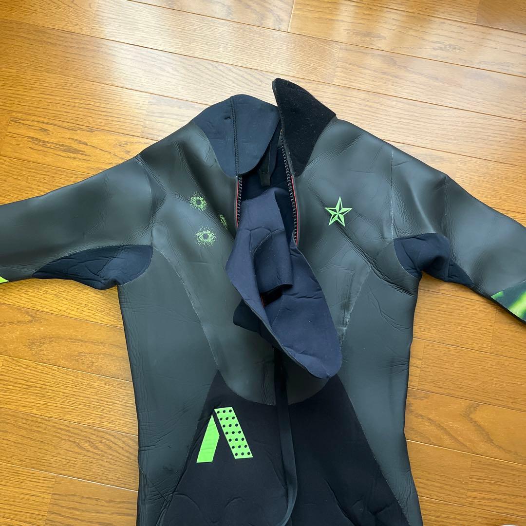 サーフィン用オーダーフルスーツ 冬用　ブラック