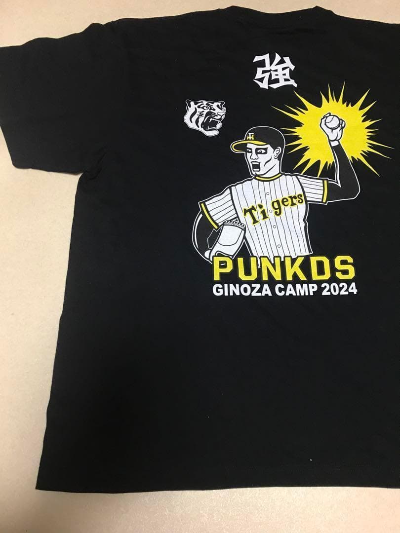 punkdrunkers XL パンクドランカーズ 阪神タイガース tee 黒