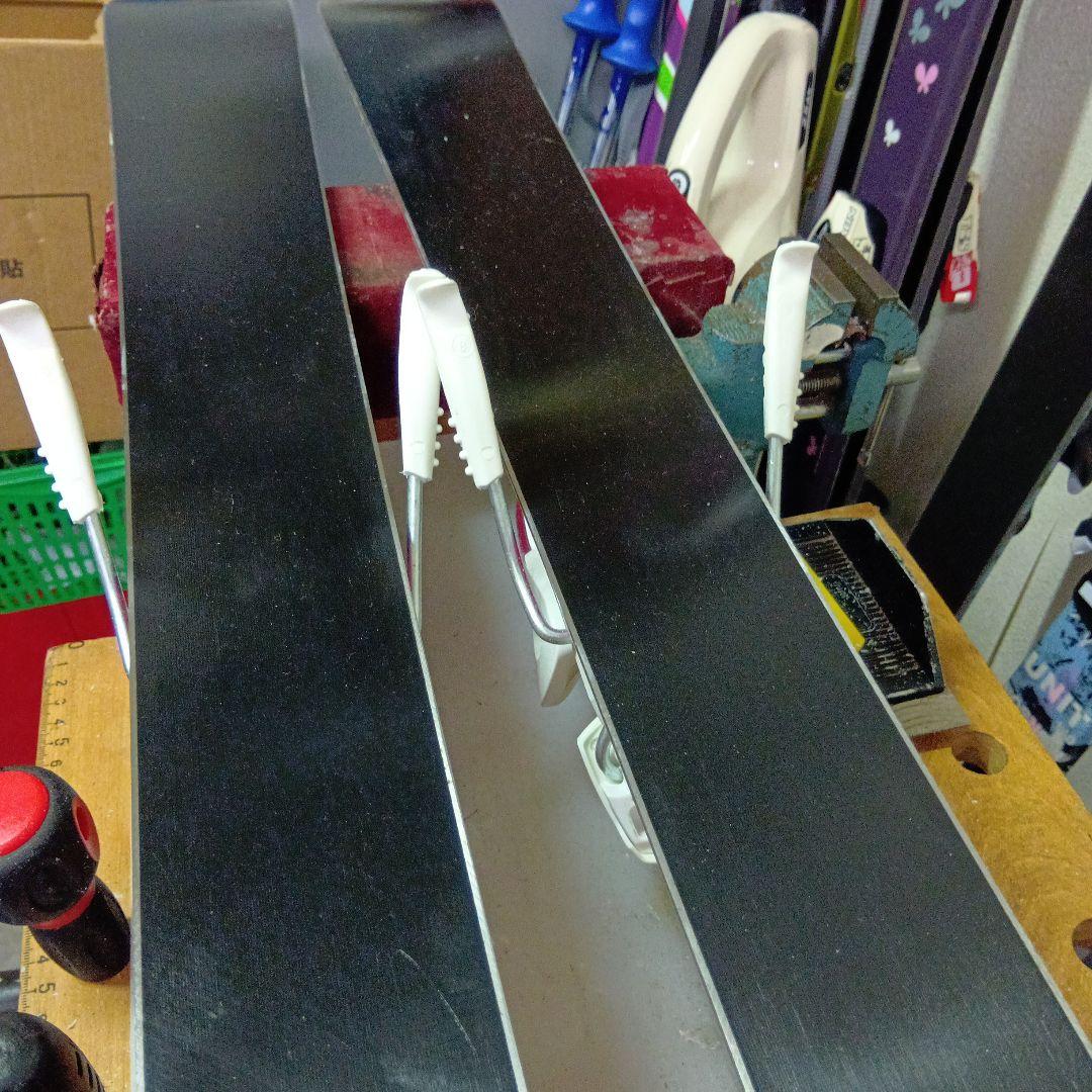 145cmカザマ…メンテナス済 靴24-24,5cmストック付