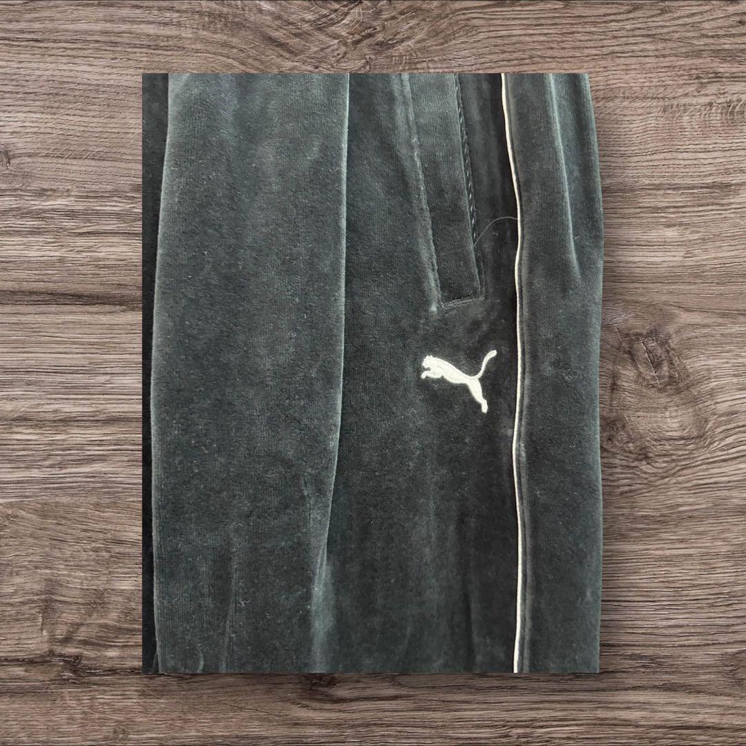 26W3【新品タグ付き】PUMA プーマ ベロアジャケット＆パンツ セットアップ