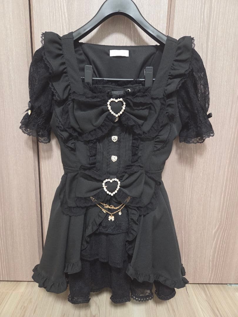 フロントカシュクールBIGリボンセットアップ