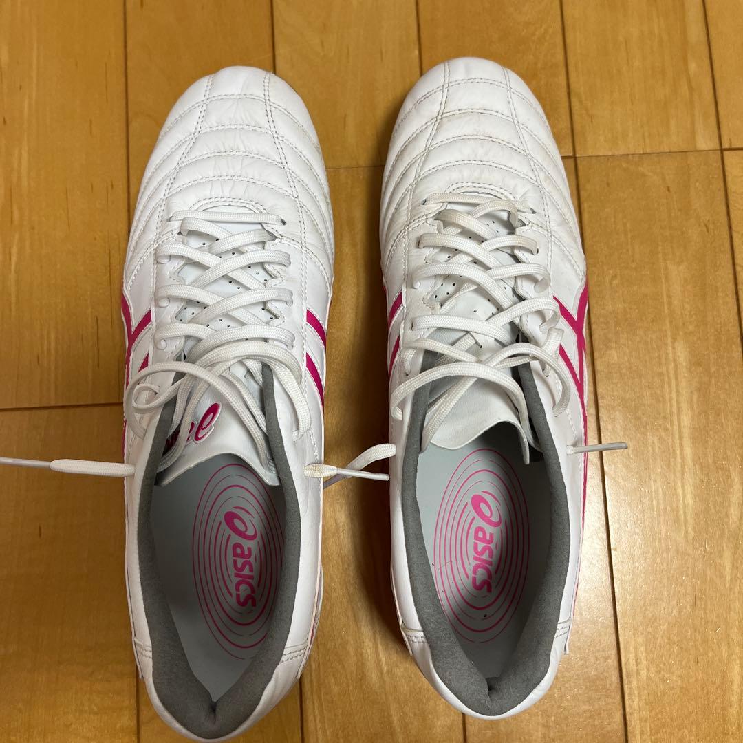 アシックスDSライトAG L.E. ホワイト×ピンク