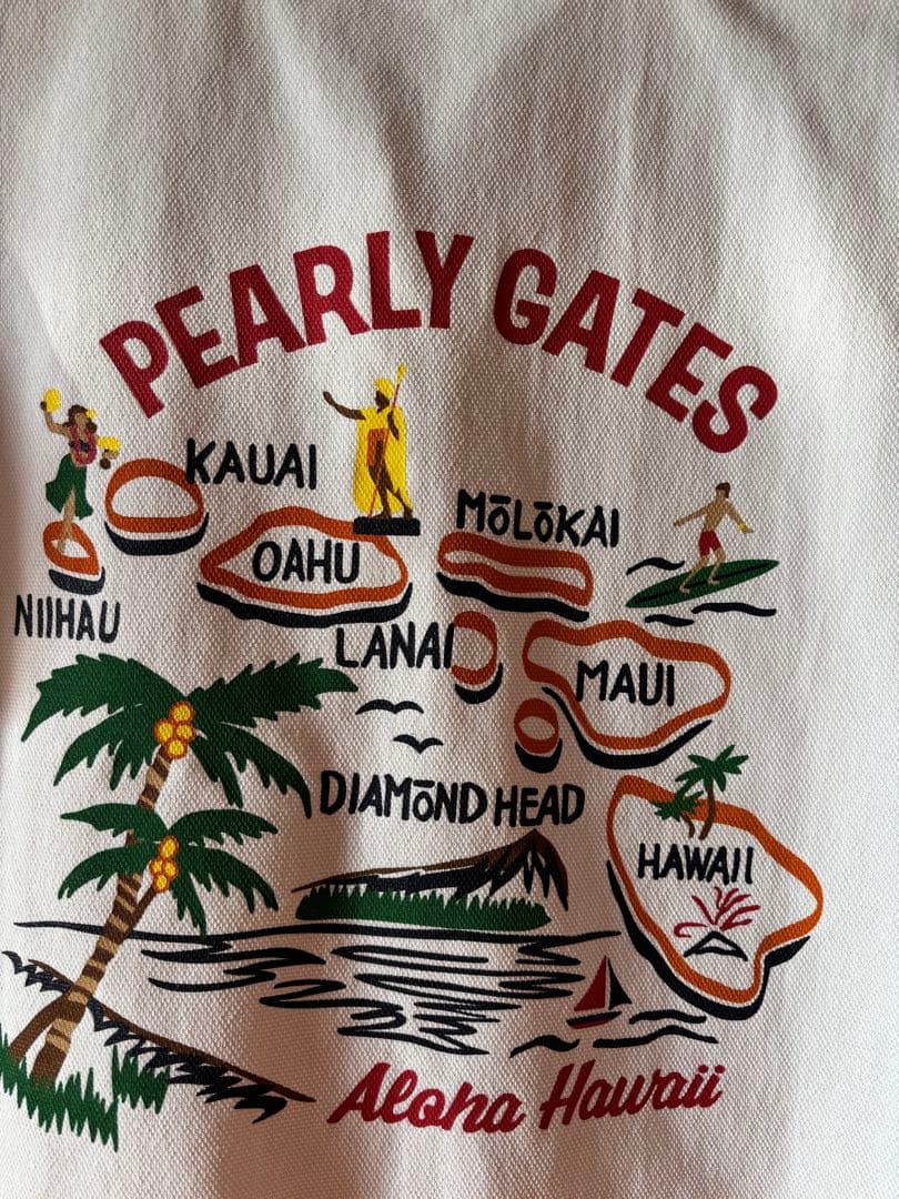 ハワイ限定パーリーゲイツハワイ地図ポロシャツ サイズ1