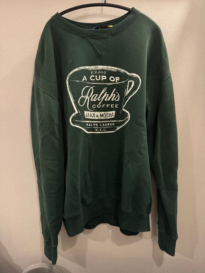 ralphs coffee Ralph Lauren グリーン スウェット M