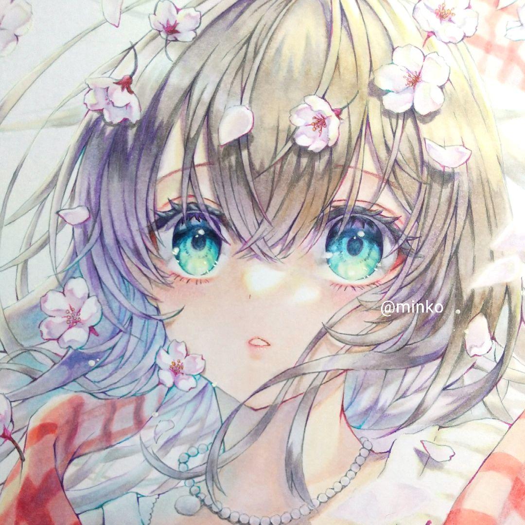 リ*メ様 オリジナル手描きイラスト 「来春」