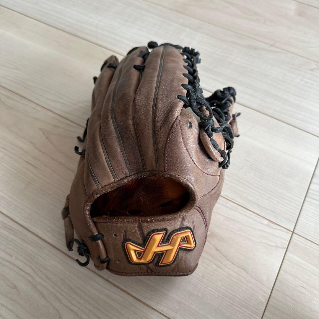 ハタケヤマ硬式外野手用グローブ ブラウン