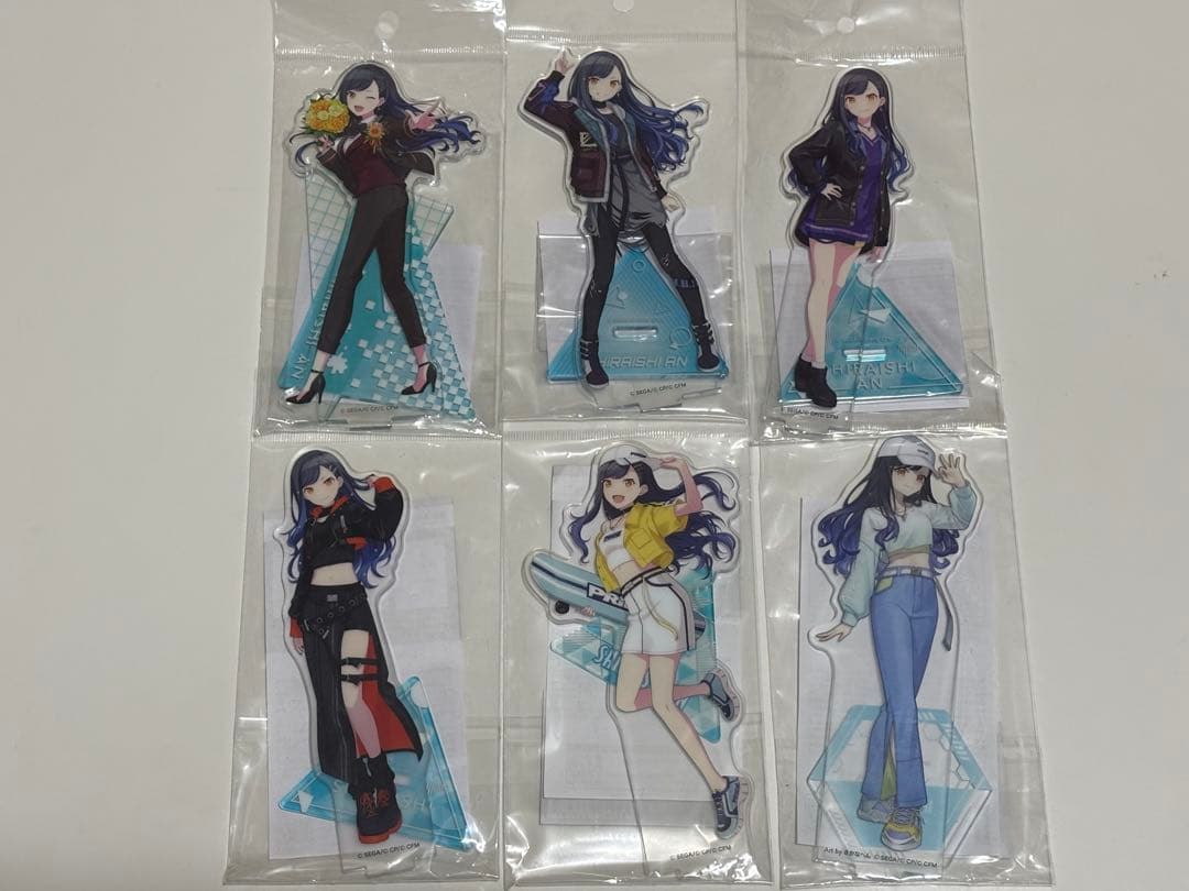 白石杏 アクリルスタンド 6個セット