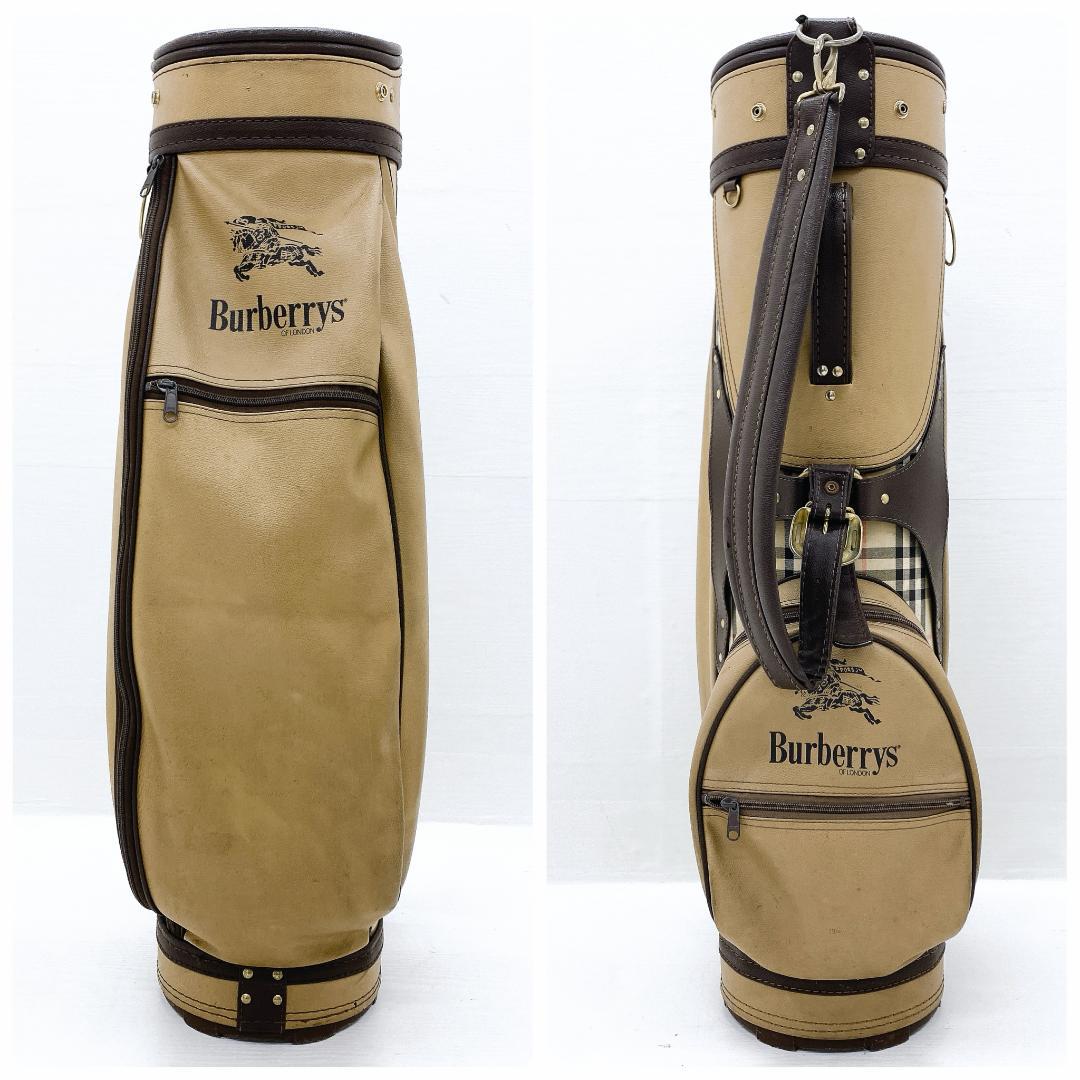 BURBERRYS バーバリー キャディバッグ ゴルフバッグ 7.5型 カート式