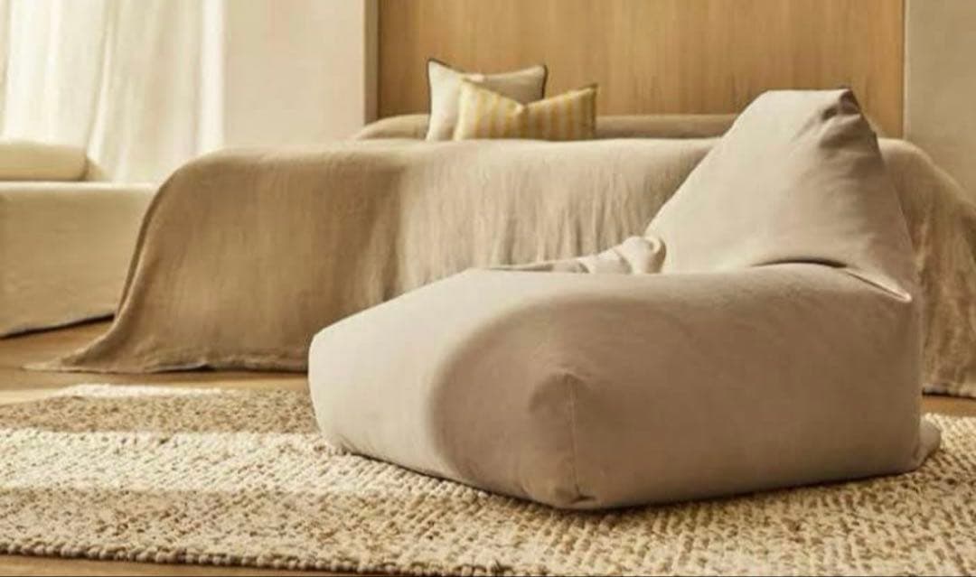 ZARA  コットンパフチェア